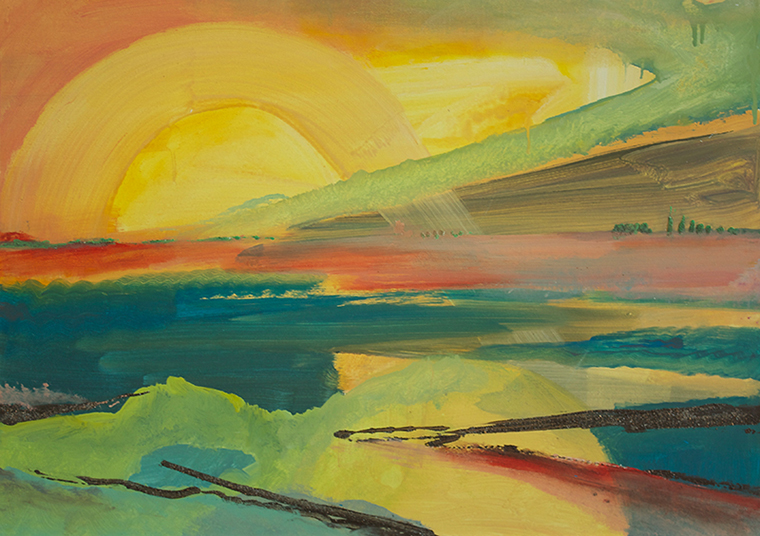 Astrid Krmer - "Sonnenstrahlen" (2013)  50 x 70 cm